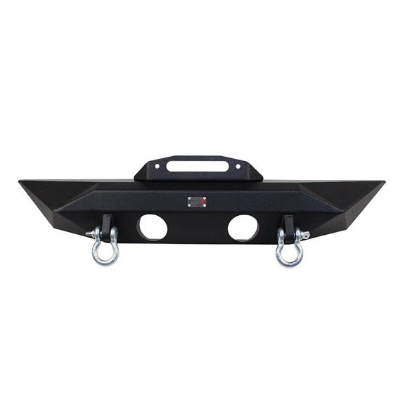 Fishbone Offroad 07-18 Jeep Wrangler JK Rubicon Unlimited Steel Front Bumper - Blk Txtrd Powdercoat