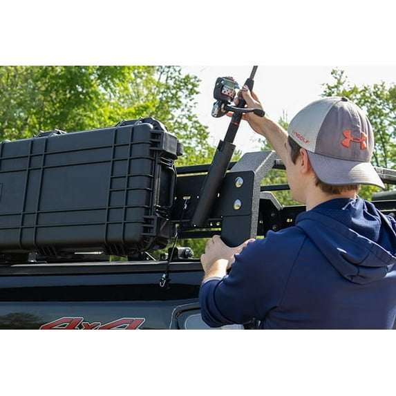 Fishbone Offroad 20+ Jeep Gladiator Bed Rack Full Tackle Rack - Black Powdercoat