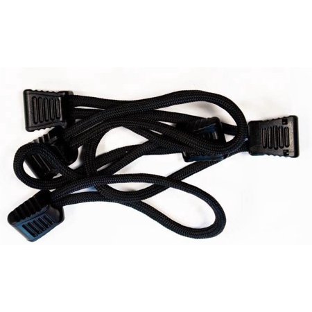 Fishbone Offroad Paracord Zipper Pulls 5 Pcs - Black