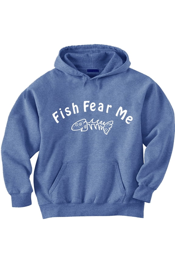 Fishbones Fishing Funny Hoodie Sweatshirt Clothing Accessories Gifts Mens