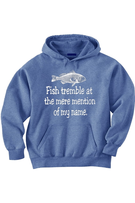 Fishbones Funny Saying Fishing Hoodie Sweatshirt Clothing Accessories Gifts Mens