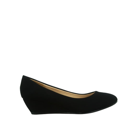 Forever Link Women's Casual & Dress Shoes, Black Nubuck, 8.5