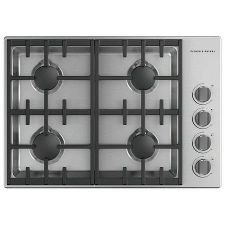 Fisher & Paykel - 30 In Professional Drop-In Gas Cooktop - Stainless steel
