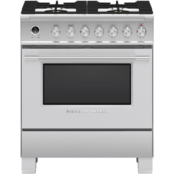 Fisher Paykel OR30SCG6X1 30" Freestanding Dual Fuel Range in Stainless Steel