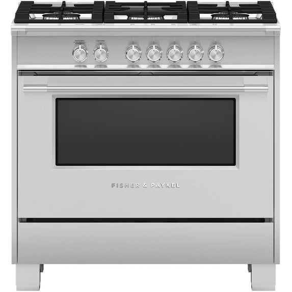 Fisher Paykel OR36SCG4X1 36" Gas Range in Brushed Stainless Steel