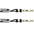 thumbnail image 1 of Fisher Boat Decals | 241 DLX Black Gold Stickers (Pair), 1 of 1