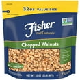 thumbnail image 1 of Fisher Chef's Naturals Gluten Free, No Preservatives, Non-GMO Chopped Walnuts, 32 oz Bag, 1 of 15