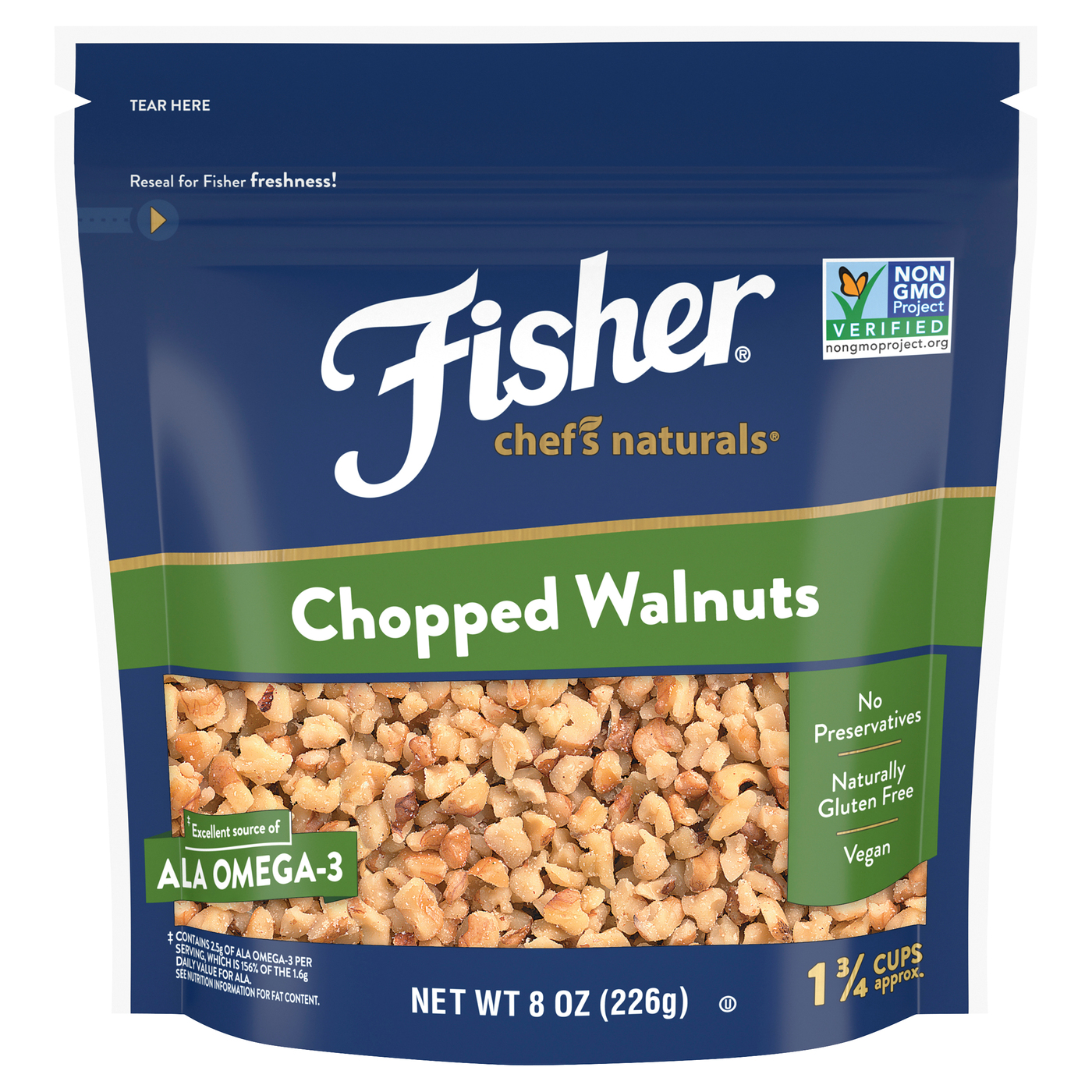 Great Value Chopped Walnuts, 4 oz