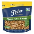 thumbnail image 1 of Fisher Chef's Naturals Gluten Free, No Preservatives, Non-GMO Walnut Halves & Pieces, 32 oz Bag, 1 of 15
