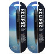 Fisher Eclipse Space Pens American Technology Retractable Black Ink - 2 PACK