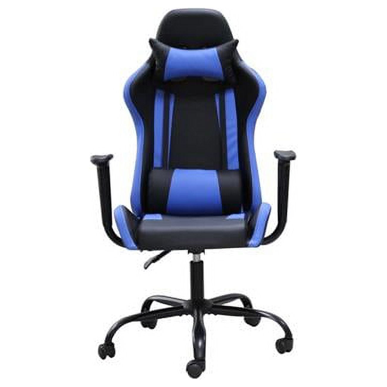 Fisher Ergonomic Office Gaming Chair, Blue & Black