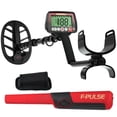 thumbnail image 1 of Fisher F44 Metal Detector Bundle with 11" DD Coil and F-Pulse Pinpointer, 1 of 3