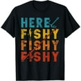 thumbnail image 1 of Fisher Fish Fishermen Bait Fishing Rod Boys Girls Bass T-Shirt, 1 of 4