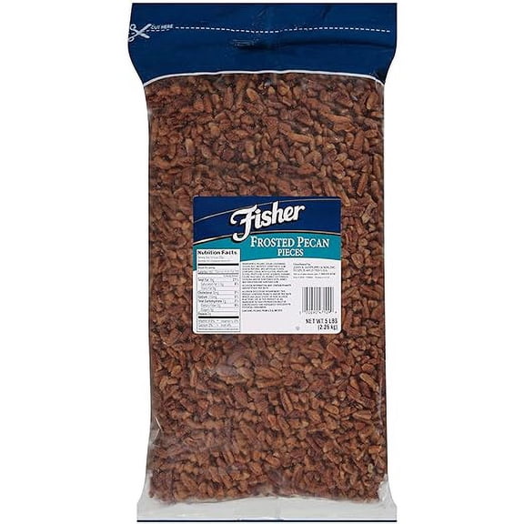 Fisher Frosted Pecan Pieces, 5 Pound - 1 each.