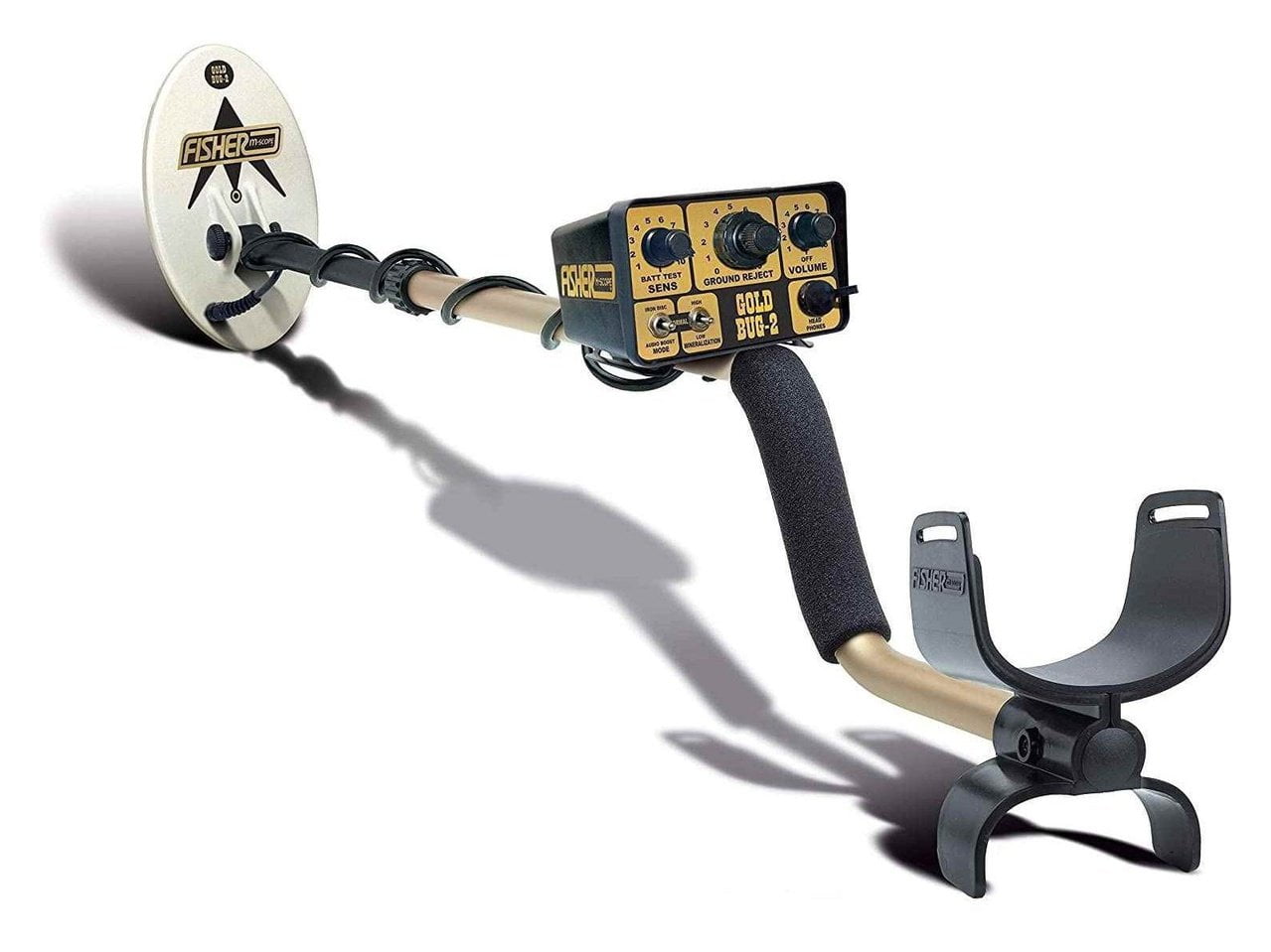 Fisher Gold Bug 2 Gold Nugget Hunter Metal Detector w/ 6.5