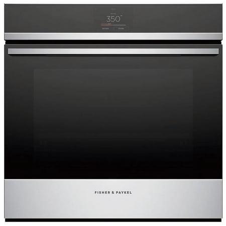 Fisher & Paykel - Contemporary 24" Built-In Single Electric Convection Oven - Stainless steel