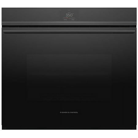 Fisher & Paykel - Contemporary 30" Built-In Single Electric Convection Oven - Black