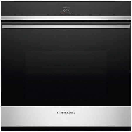 Fisher & Paykel - Contemporary 30" Built-In Single Electric Convection Oven - Stainless steel
