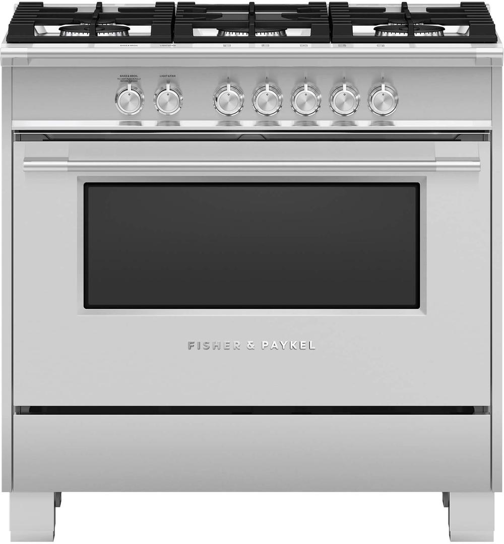Fisher Paykel OR36SCG4X1 36" Gas Range in Brushed Stainless Steel - image 1 of 2