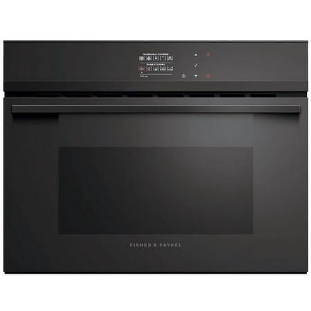 Fisher & Paykel - Minimal 24" Built-In Single Electric Convection Oven - Black