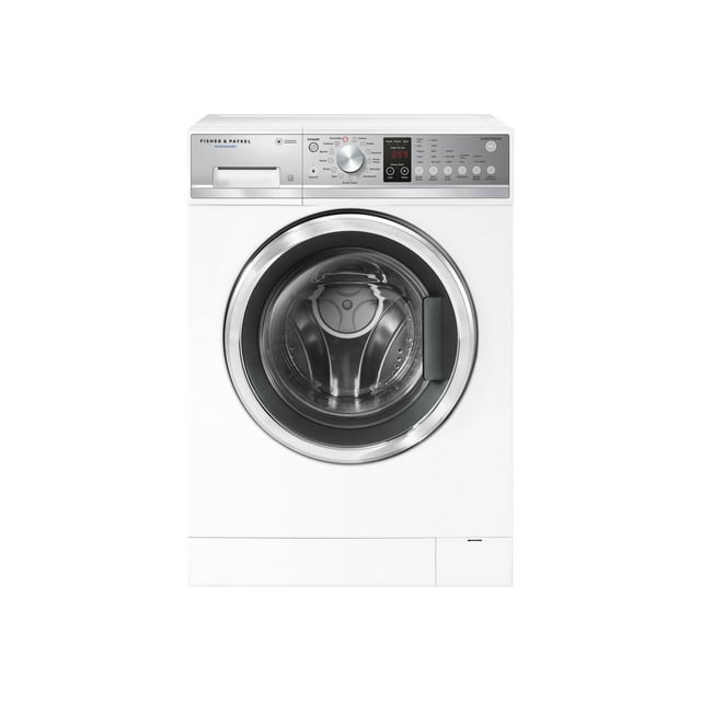 Fisher & Paykel WashSmart WH2424F1 - Washing machine - width: 23.6 in - depth: 25.4 in - height: 33.5 in - front loading - 2.4 cu. ft - 1400 rpm - white