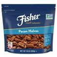 thumbnail image 1 of Fisher Pecan Halves, 10 Ounces, Unsalted, No Preservatives, Naturally Gluten Free, Non-GMO, Vegan, Paleo, Keto Nuts, 1 of 3