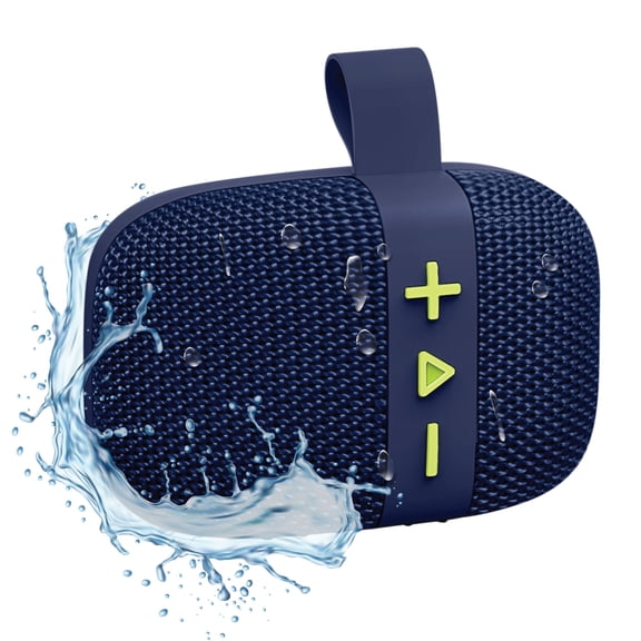 STUDIO PRO by FISHER ECO GO Waterproof Portable Bluetooth Speaker, Navy Blue, SBT294