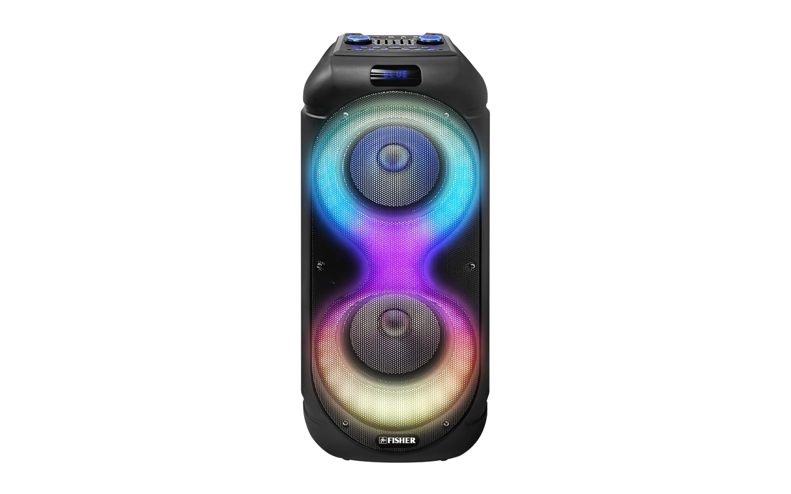 Fisher Portable Bluetooth Wireless Speaker System: Dual 8