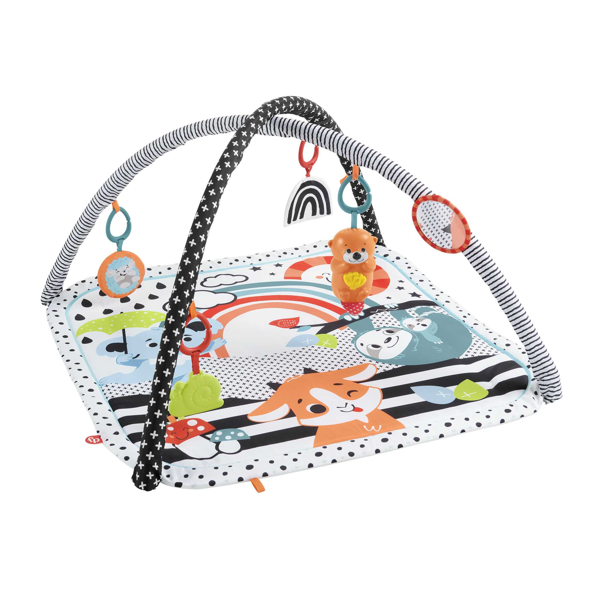 Fisher-Price 3-in-1 Music Glow and Grow Gym Infant Playmat with Lights & Removable Toys - image 1 of 8