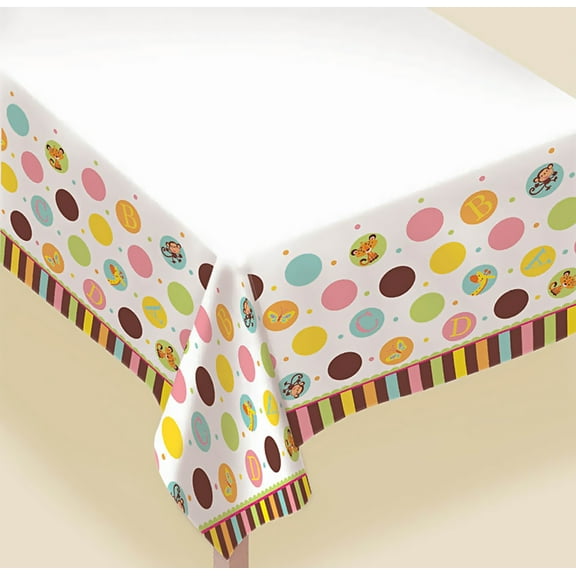 Fisher Price ABC Baby Shower Plastic Tablecover
