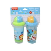 Fisher-Price Baby Boys' 2-Pack Elephant Sipper Cups Color: aqua/multi Size: one size