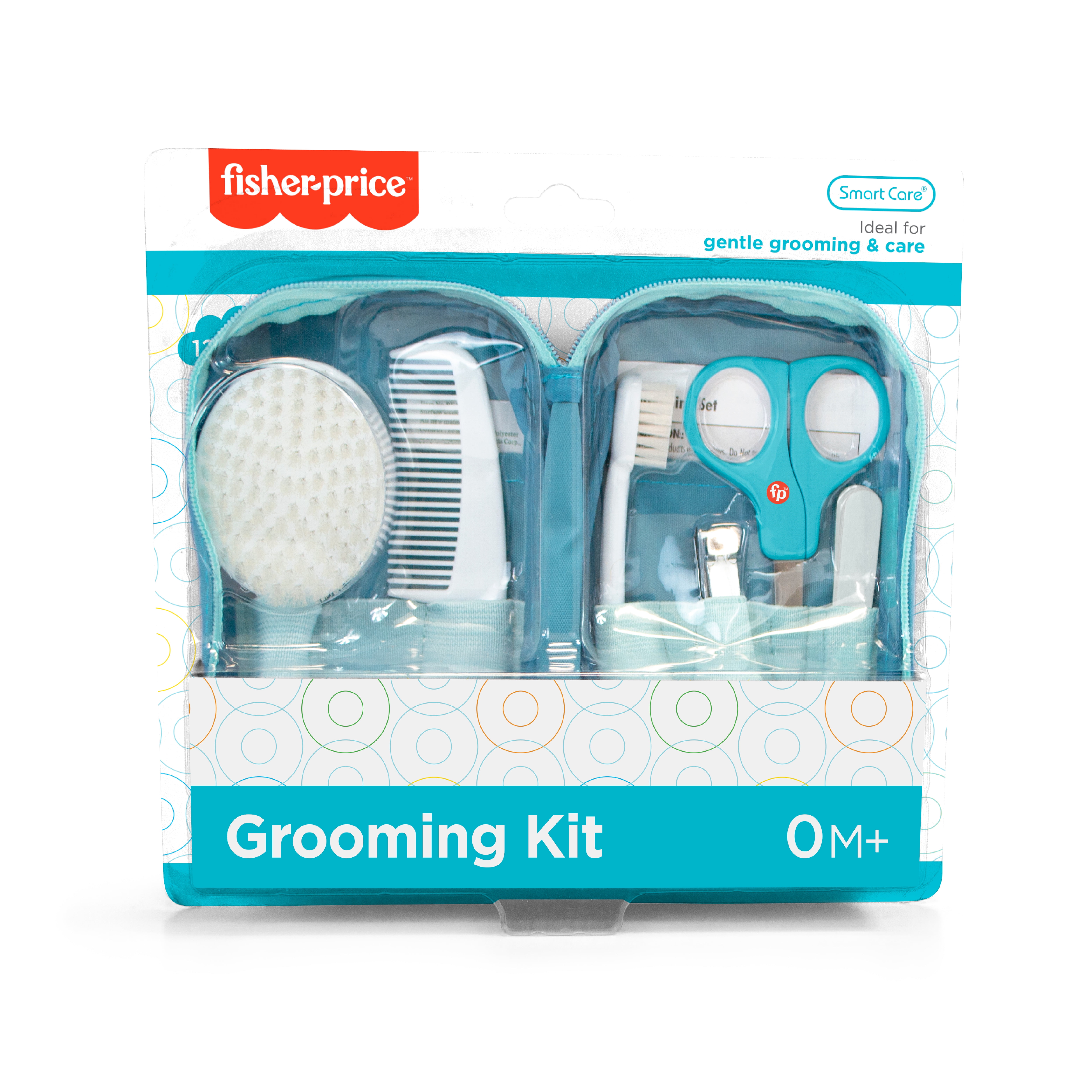 Fisher-Price Baby Grooming Kit for Newborns, 12 Pieces, 0+ Months