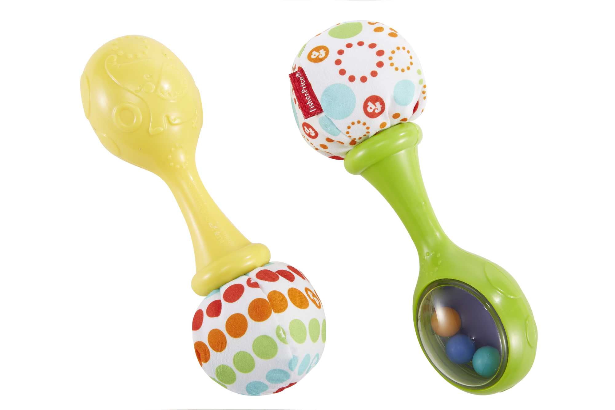 Fisher-Price Baby Newborn Toys Rattle 'n Rock Maracas Set of 2 Soft Musical  Instruments for Babies 3+ Months, Neutral Colors ( Exclusive)