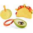 FisherPrice Baby Toys Taco Tuesday Set, 3 Pretend Food Rattle