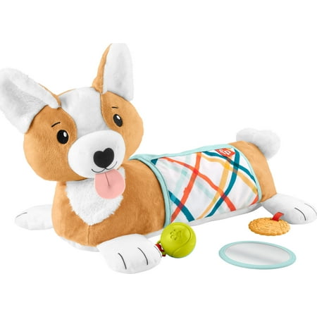 Fisher-Price - 3-in-1 Puppy Tummy Wedge - Brown/White