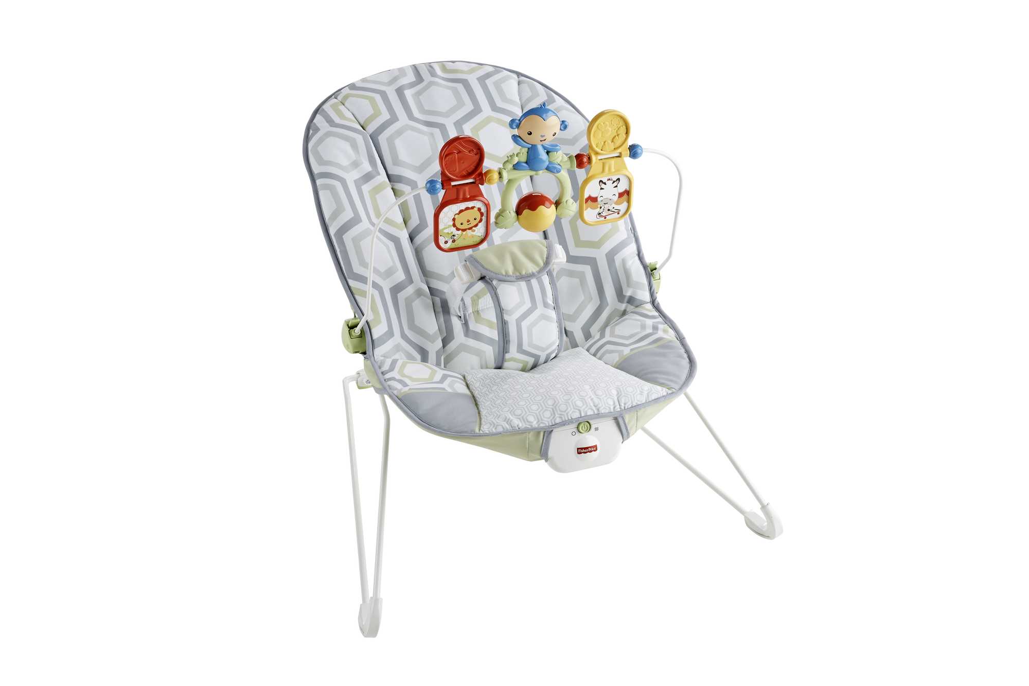 Fisher-Price Baby's Bouncer for Infants Birth+, Geo Meadow - image 1 of 6