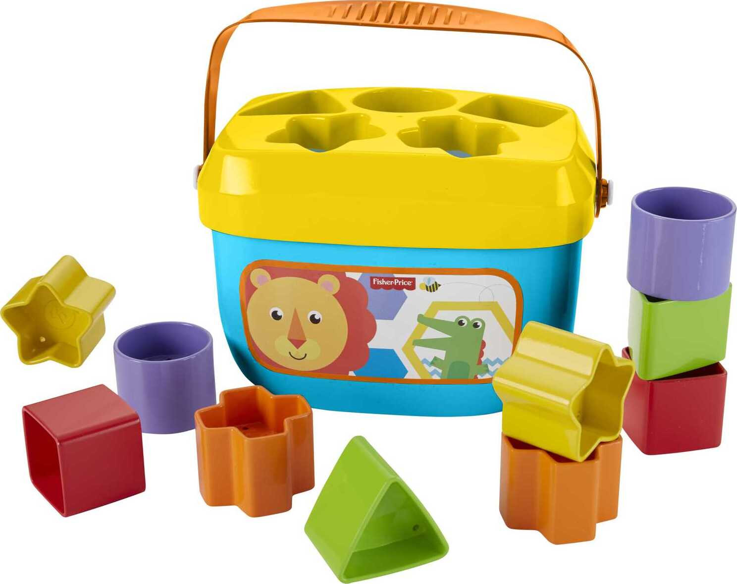 Fisher-Price Baby’s First Blocks Shape-Sorting Toy, Set of 10, for Infants 6+ Months - image 1 of 7