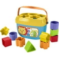 thumbnail interactive-video image 1 of Fisher-Price Baby’s First Blocks Shape Sorting Toy with Storage Bucket, 12 Pieces For Baby & Toddler, 1 of 8