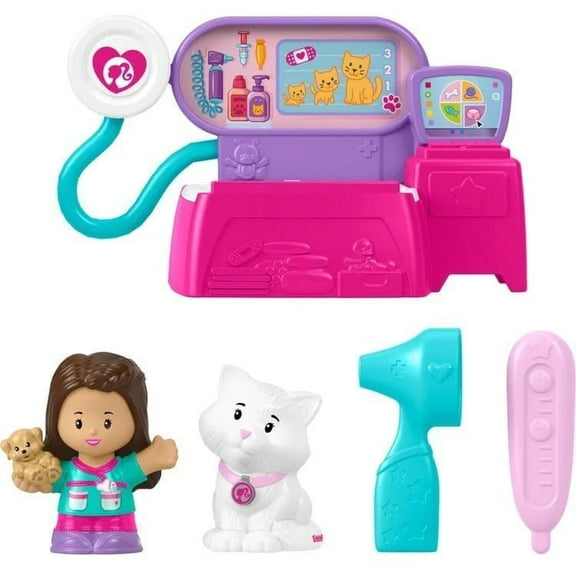 Fisher-Price Barbie Veterinarian Playset, 5-Piece, Unisex, 0.32 kg