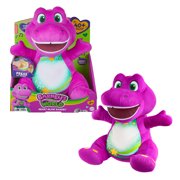 Fisher-Price Barney s World Heart Glow Barney Plush Toy with Music & Lights for Toddlers & Kids