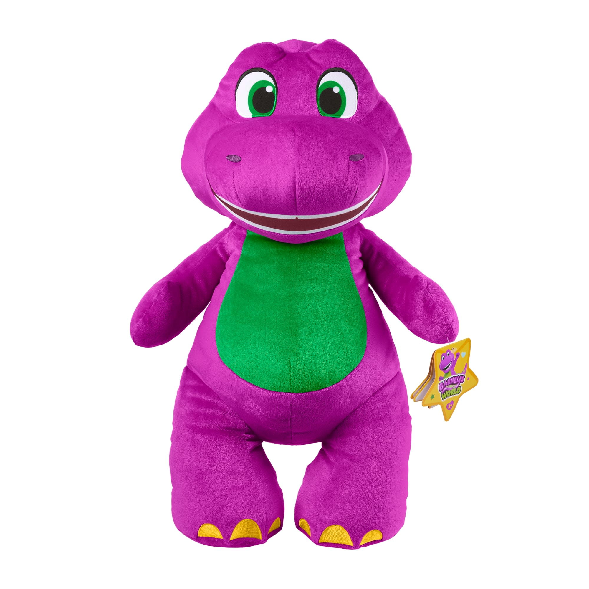 Fisher-Price Barney's World Jumbo Barney Plush, 26-inch