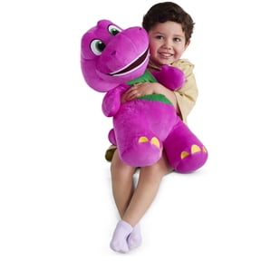 Fisher-Price Barneys World Jumbo Barney Plush, 26-inch Figure, Large Scale & Soft Texture