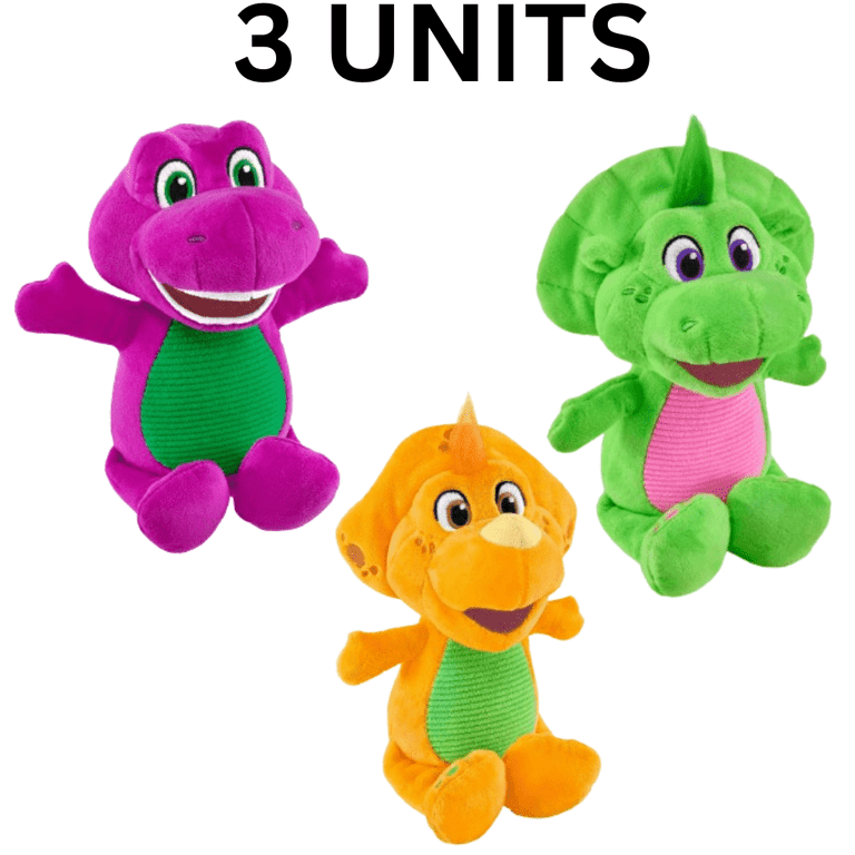 Fisher-Price Barney's World Plush 8” Dinosaur Toy Barney