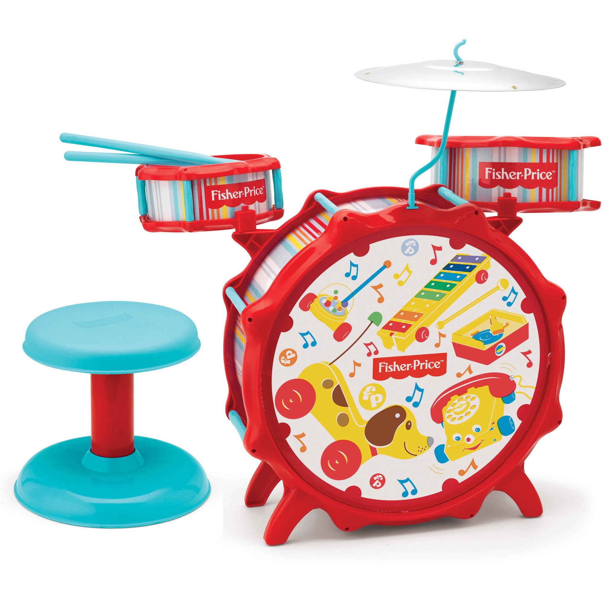 Fisher price big bang on sale drum set