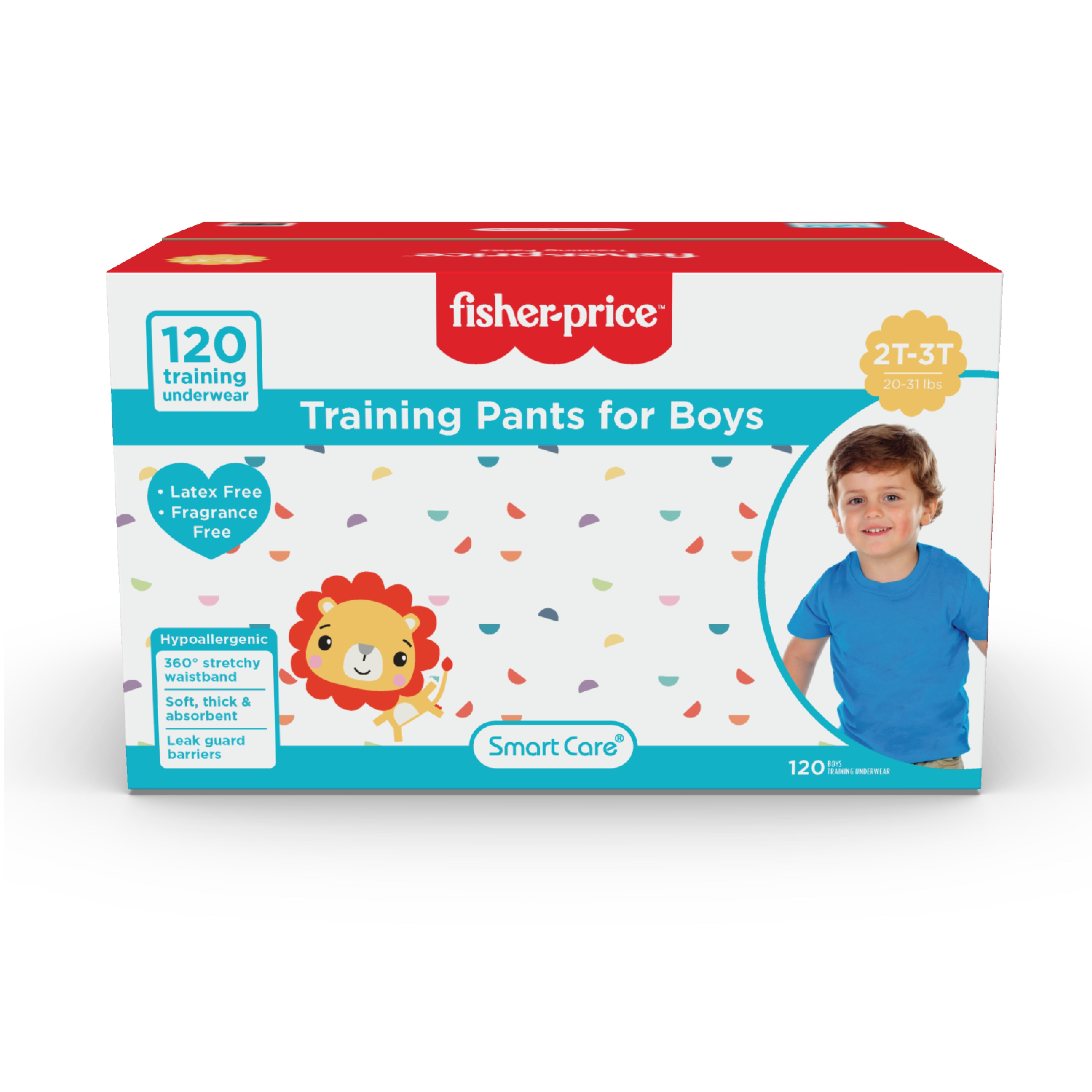 Fisher-Price Boys Potty Training Pants, 2T-3T, 120 Count 