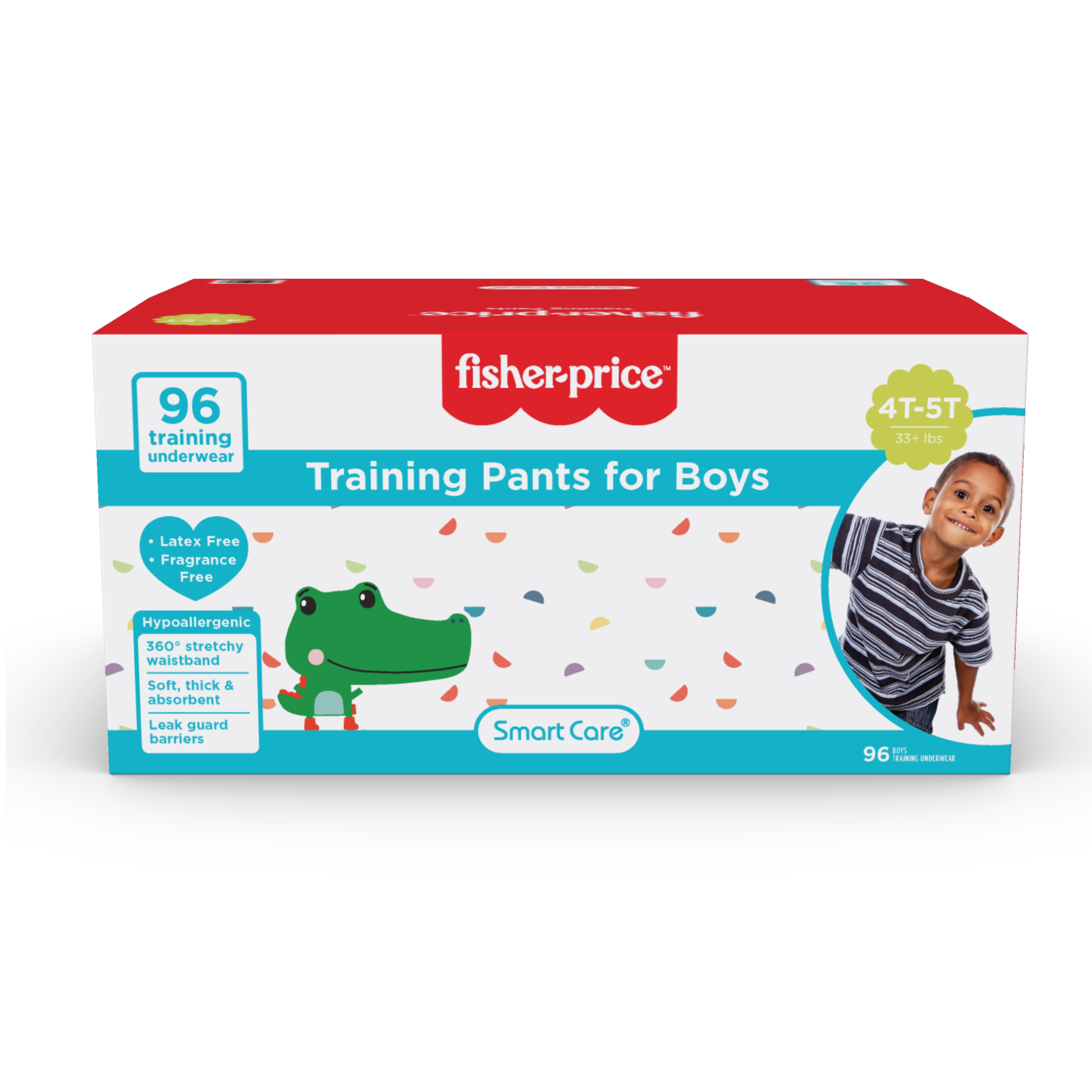 Fisher-Price Boys Potty Training Pants, 4T-5T, 96 Count 
