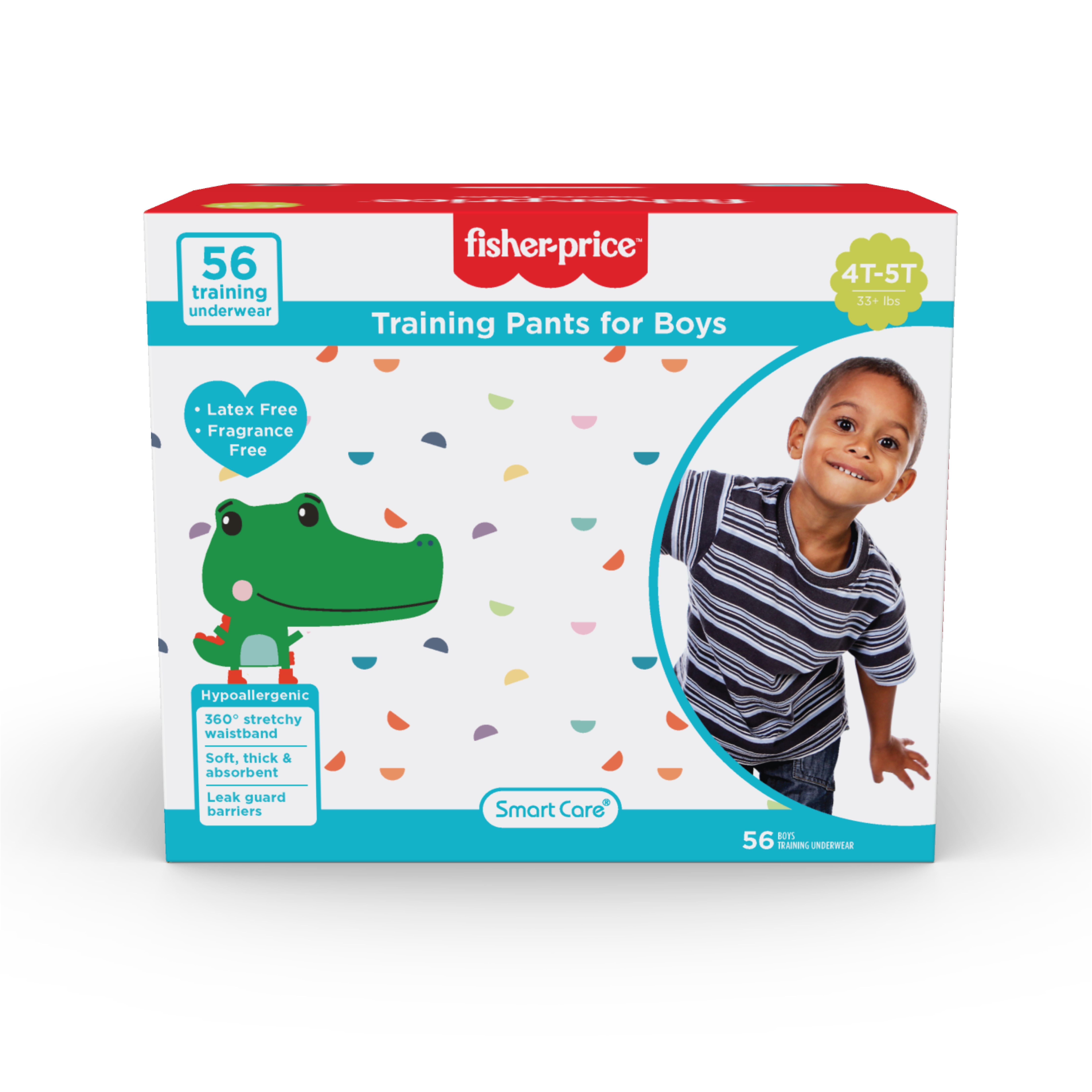 Fisher-Price Boys Pull-up Potty Training Pants for Toddlers, 4T-5T, 56 Count