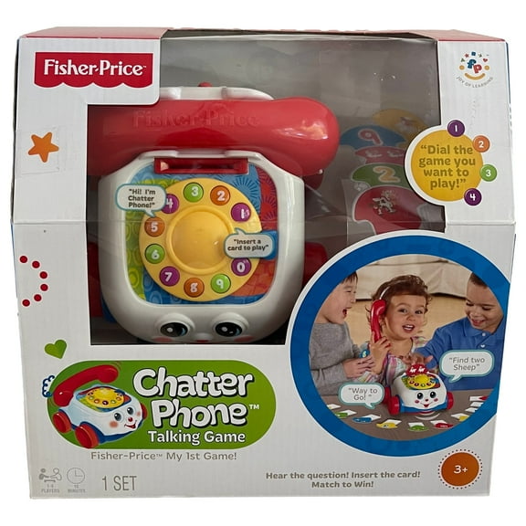 Fisher-Price Chatter Phone Baby Toy Talking Game