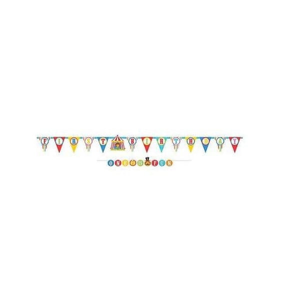 Fisher Price Circus Letter Banner Combo Pack (Each) - Party Supplies