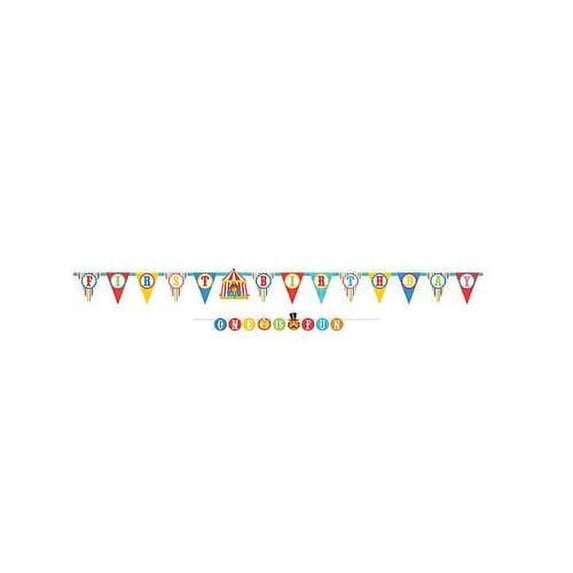 Fisher Price Circus Letter Banner Combo Pack (Each) - Party Supplies